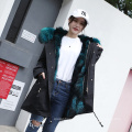 New Parkas Female Women Winter Coat Thickening Cotton Winter Jacket Womens black Real fur Outwear Parkas for Women Winter